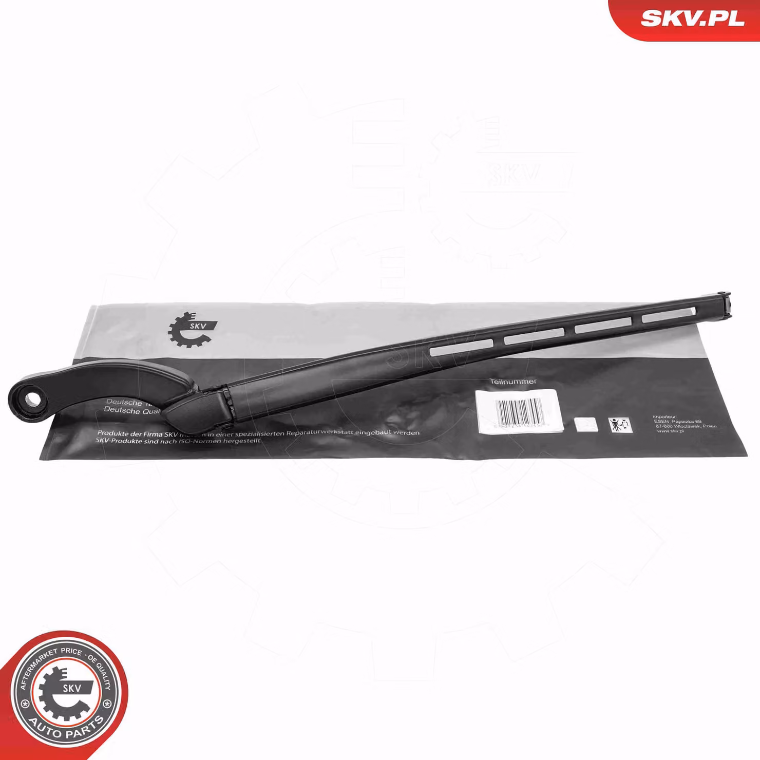 meccanismo braccio tergicristallo, anteriore sinistro, AUDI A4 B6 B7, 8E1955407C
