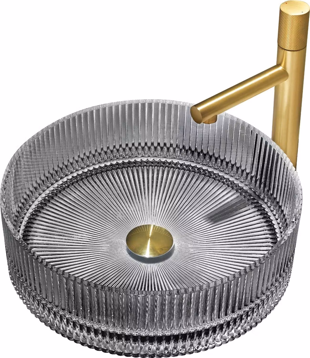 Mexen Eiva lavabo in vetro da appoggio 39 x 39 cm, nero - 24163970