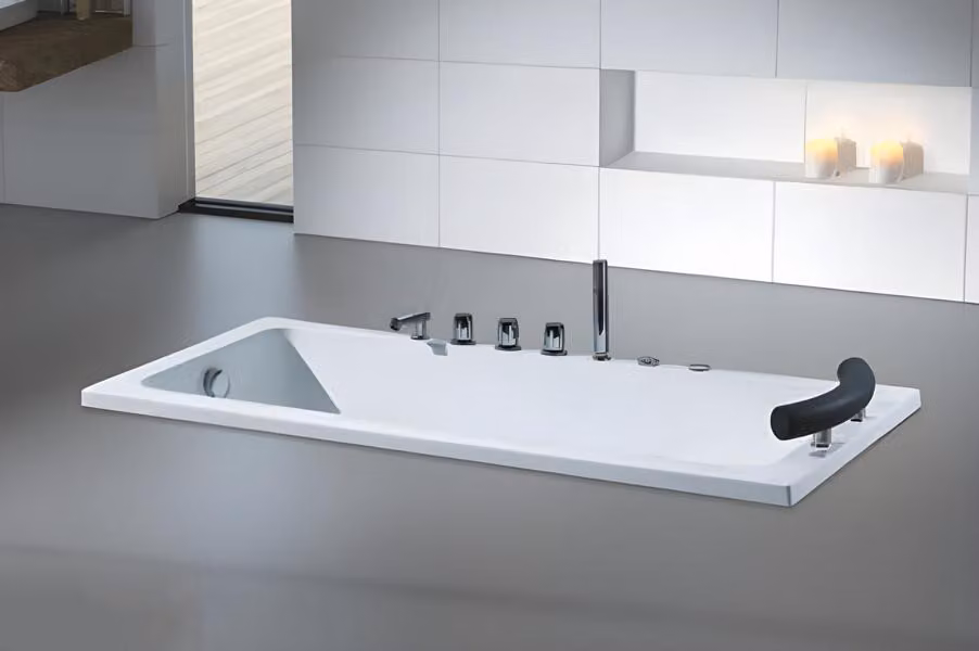Entspannungsbad Spa-Bad Luxuswanne Wellnesswanne Einbauwanne 180x80 cm