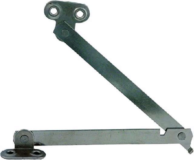 Asta snodata con fermo BricoGo in acciaio inox color argento, lunghezza regolabile da 20 a 50 cm