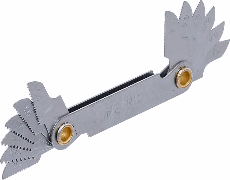 Sagoma per filettatura BGS 12 fogli metrici 0,5 - 1,75 mm - 71039-12