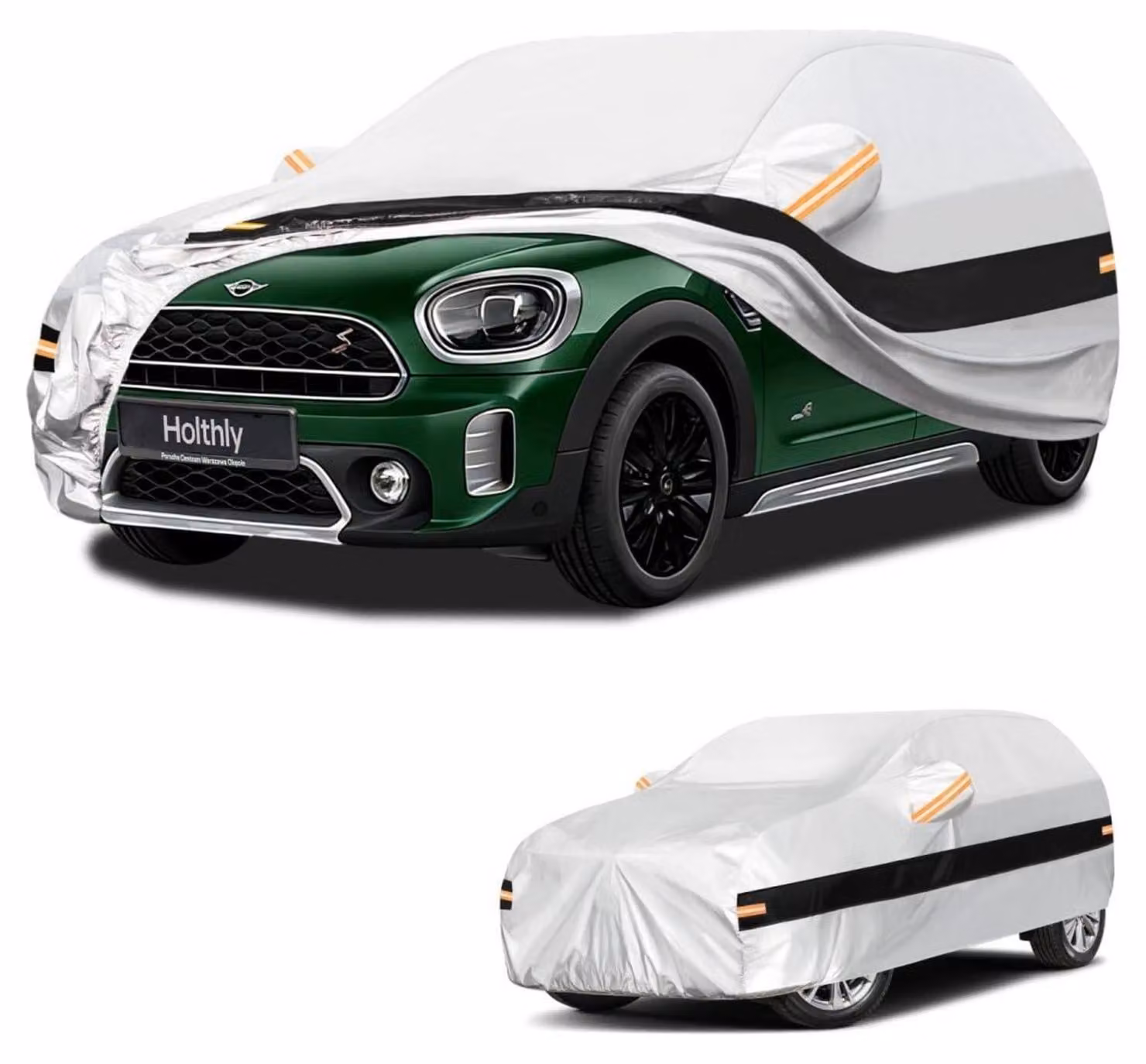 Copertura per auto SUV, 10 strati, impermeabile, per Mini Countryman dal 2010 al 2026, colore argento