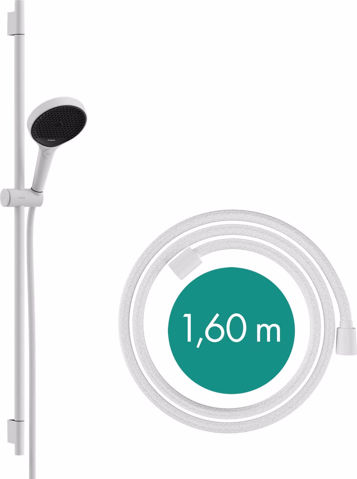 hansgrohe Rainfinity Set de douche 130, 3jet, S PURO Barre de douche 900mm, 28743700, 28743700