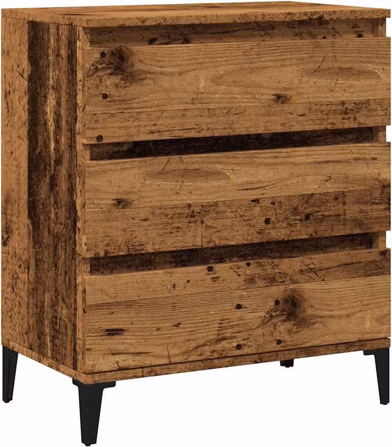 Credenza Legno Vecchio 60x35x70 cm in Legno Multistrato