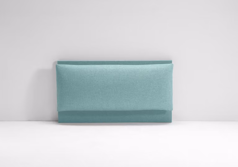 Testata Letto Imbottita - ROMA Celeste 90x190 cm