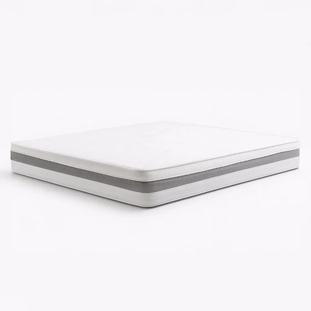 Materasso Singolo The White Stone in Gel con Regolazione della Temperatura, Antibatterico e Traspirante, L/P: 90 x 190 cm – 2