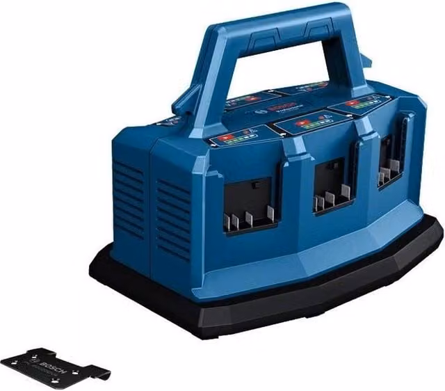 Caricatore per batteria Bosch Professional GAL 18V6-80 a 6 vani 8 A 14.4 - 18 V colore Blu e Nero