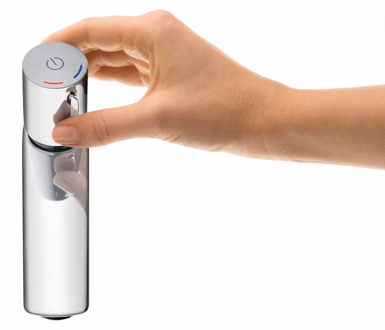 hansgrohe Talis Select E mitigeur de lavabo 110, vidage par aspiration, porte-à-faux 112mm, 71750000, 71750000