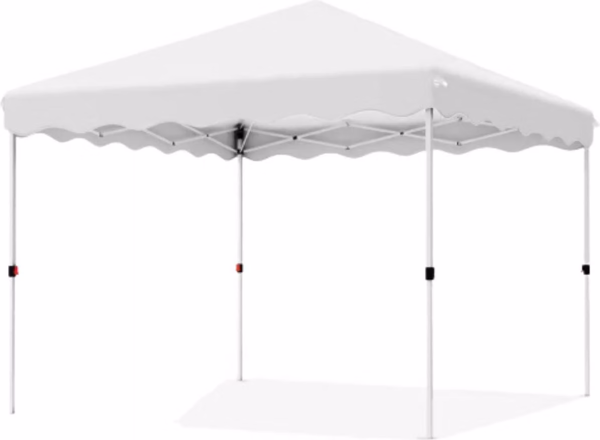 Bolt Edge Pavilion 3× 3 m - Gazebo pop-up - Impermeabile - Bianco - Tenda da festa per giardino, terrazza ed eventi - Struttura in acciaio - Senza pareti laterali