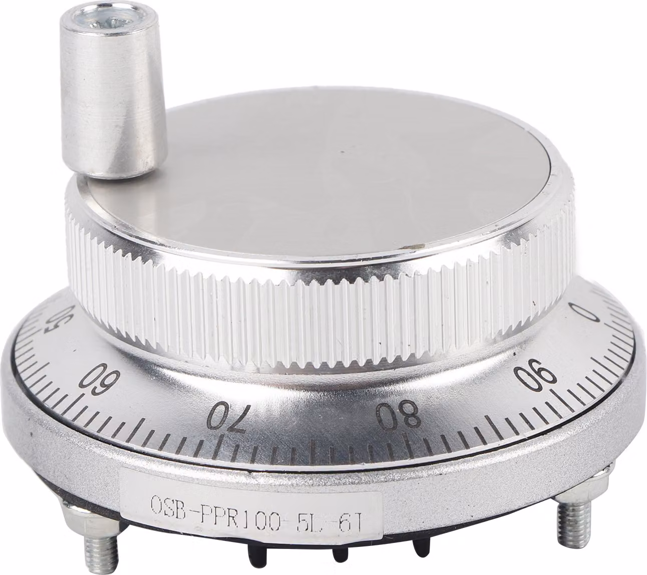 5V 60MM volantino impulso generatore mulino router controllo manuale per il sistema CNC (bianco)