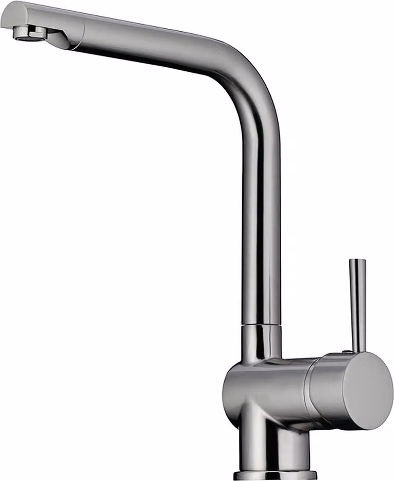 Miscelatore monocomando NABER DRIVE 1 in acciaio inox con bocca fissa / alta pressione