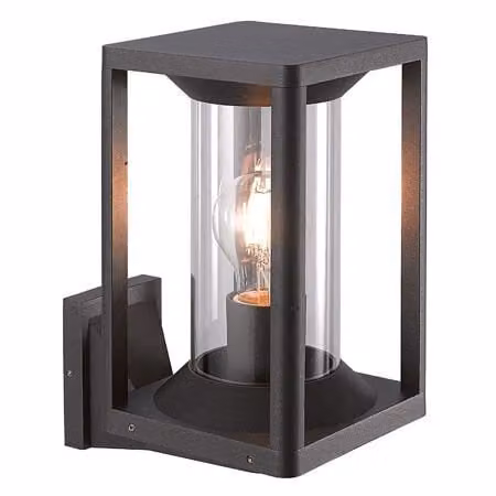 Lampada da parete esterna 1xE27 nera IP65 SU-MA M1931
