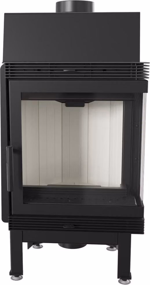 Inserto camino in acciaio KRATKI BLANKA destro 8 kW Ø 160