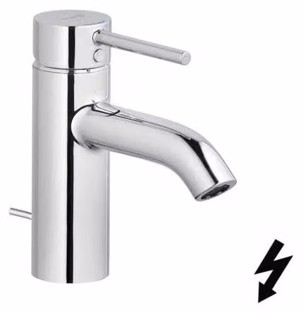 Rubinetto per lavabo con attacco fisso, cromato, altezza 160 mm