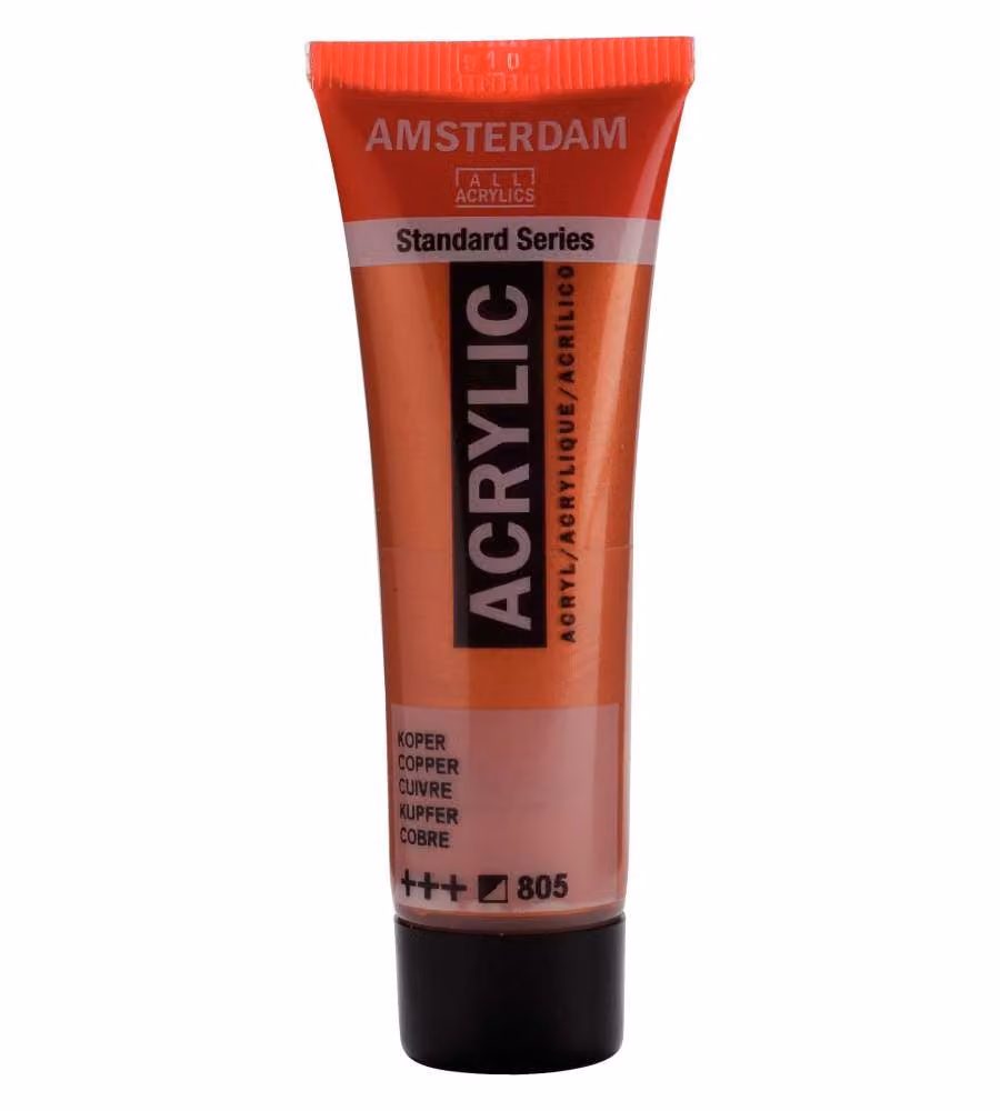 Colore acrilico Amsterdam 20 ML Rame