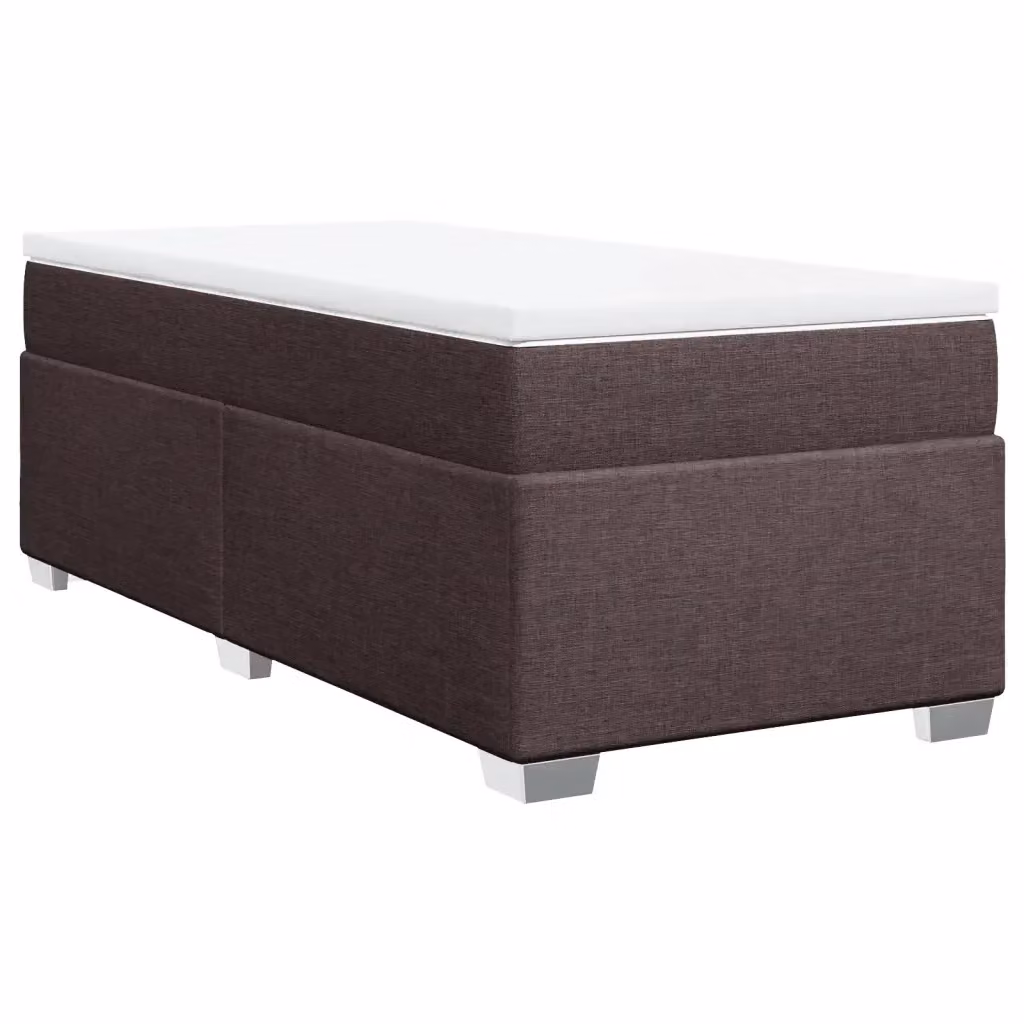 Letto Ibrido con Giroletto a Molle e Materasso vidaXL, Marrone e Bianco, L 80 cm x P 200 cm – 2