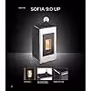 Stufa a pellet Biotermika biofireSOFIA 9.0 UP-9kW con uscita superiore, classe energetica A+, con integrazione smart home e wifi – 2