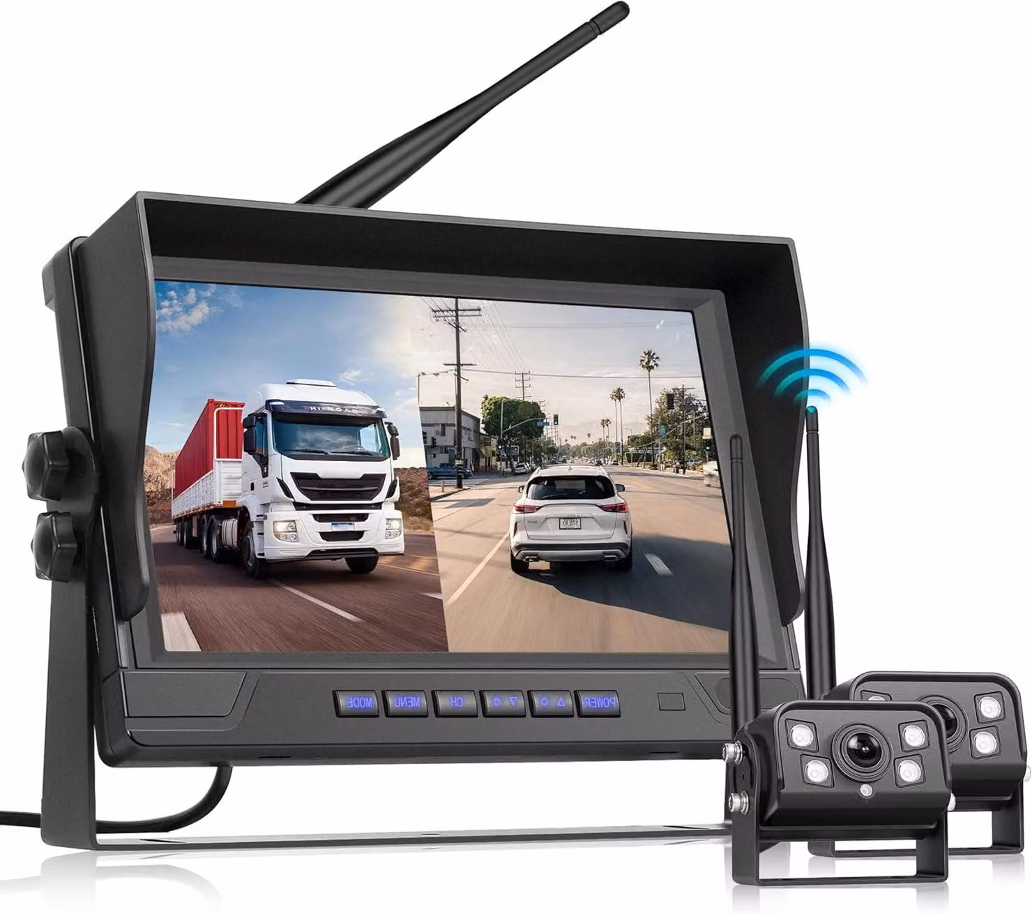 Telecamera di retromarcia wireless - Telecamera per parcheggio - Telecamera di assistenza alla retromarcia - Telecamera per la visione posteriore - Telecamera per il monitoraggio degli angoli ciechi