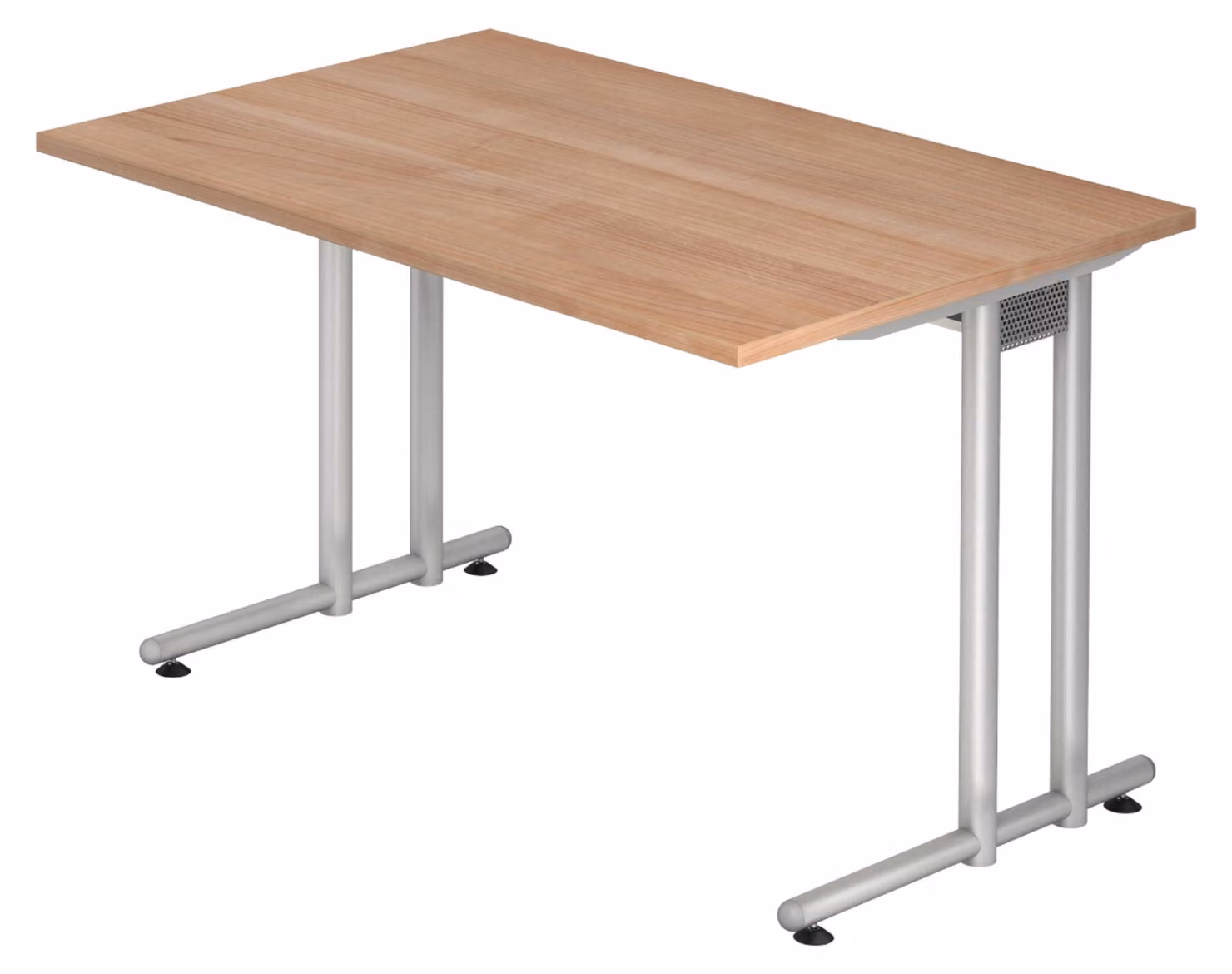 Scrivania bümö Serie N - Dimensioni: 120 x 80 cm, Decorazione: Noce