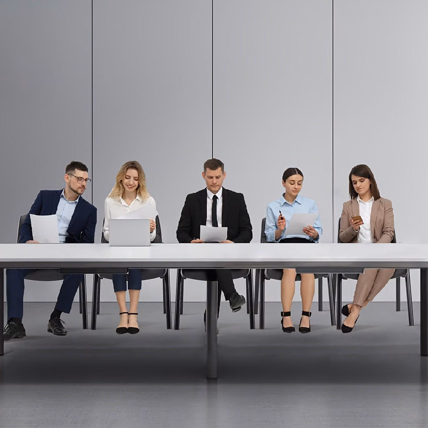 Sedia ergonomica da ufficio - Sedia da ufficio - Sedia per riunioni - Sedia per il lavoro da casa - Sedia da direttore - Rivestita in (PU)