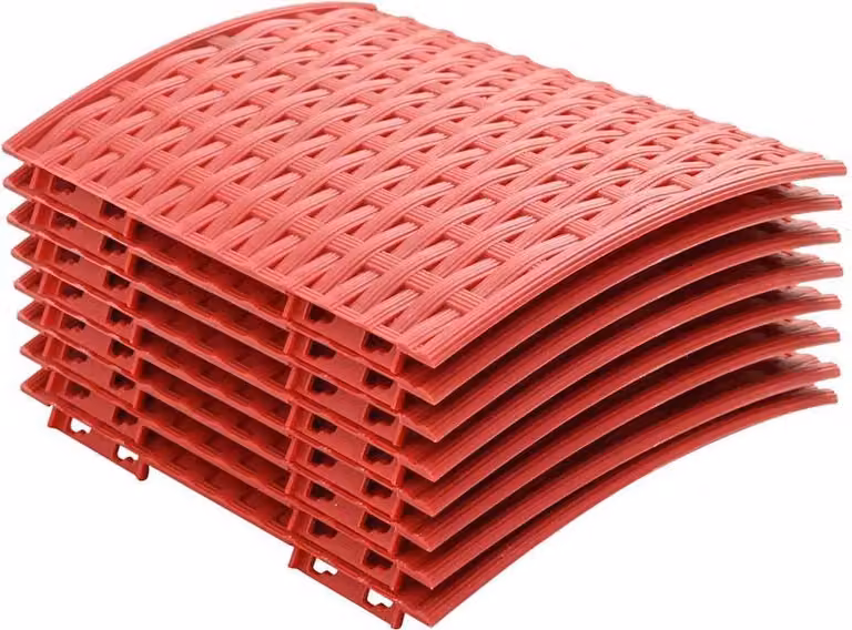 GonnaperAlberodiNatale Rosso Ø 65 x 24 cm Plastica