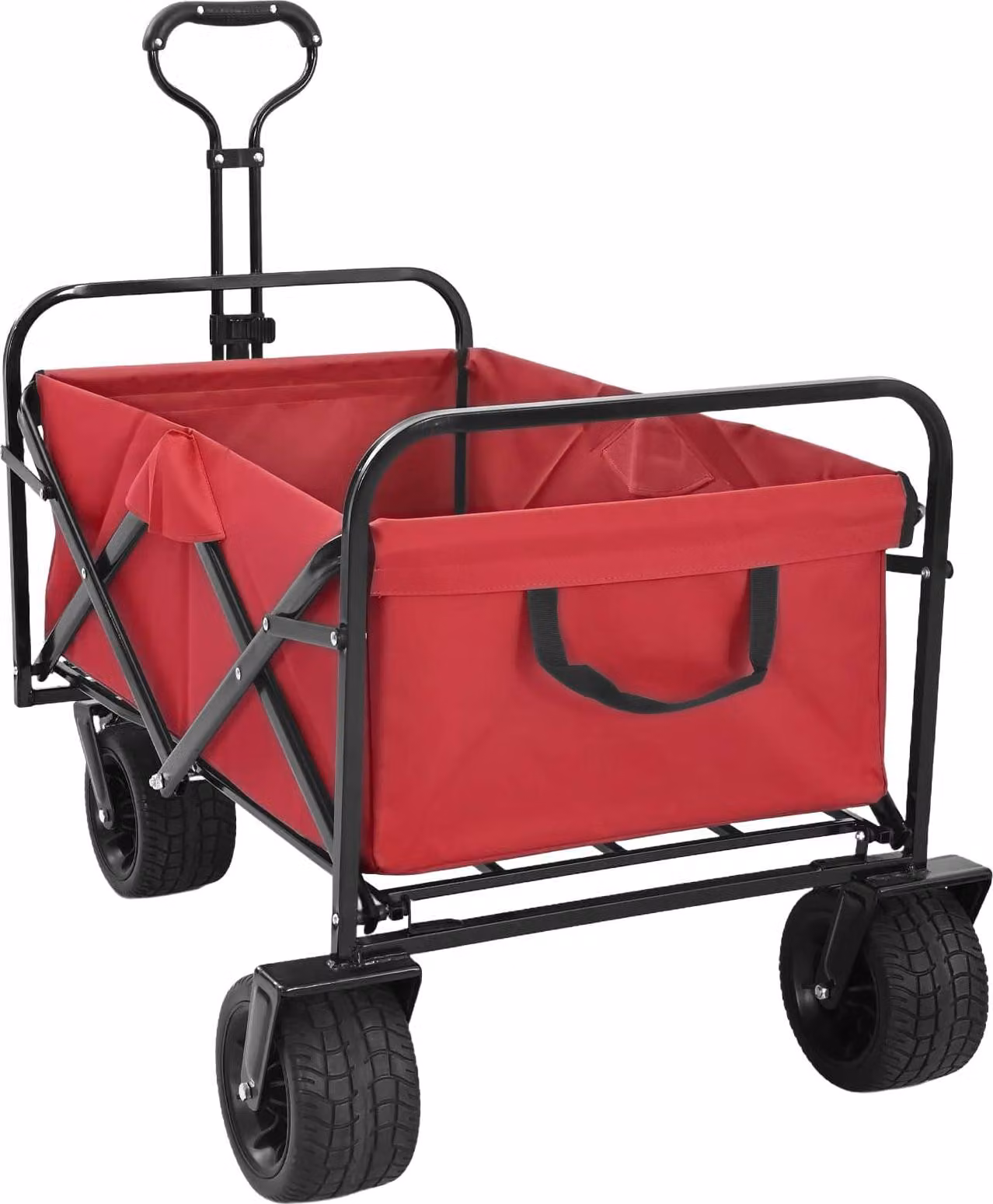 Carrello Pieghevole Rosso 89 x 63 x 96 cm