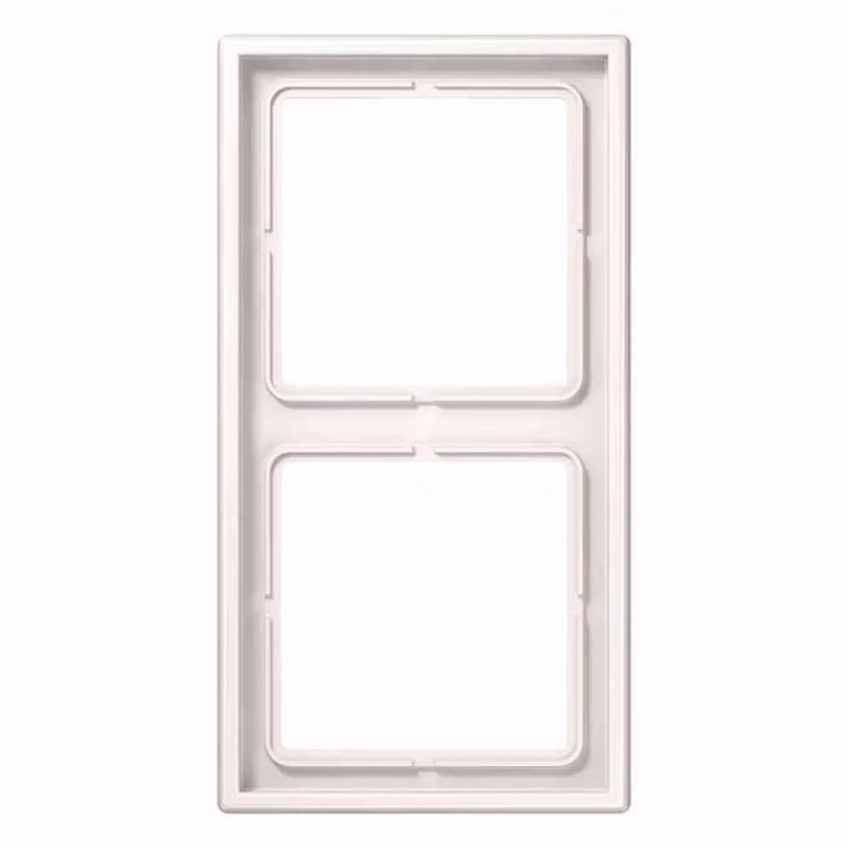 Jung LS 982 WW Telaio di copertura a 2 canali bianco alpino LS990