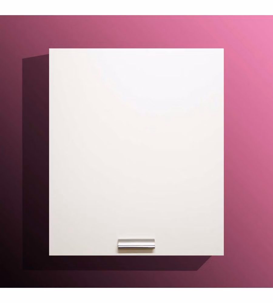 Pensile Cucina Scolapiatti Bianco 60x70.5 cm - Maniglie Cromate