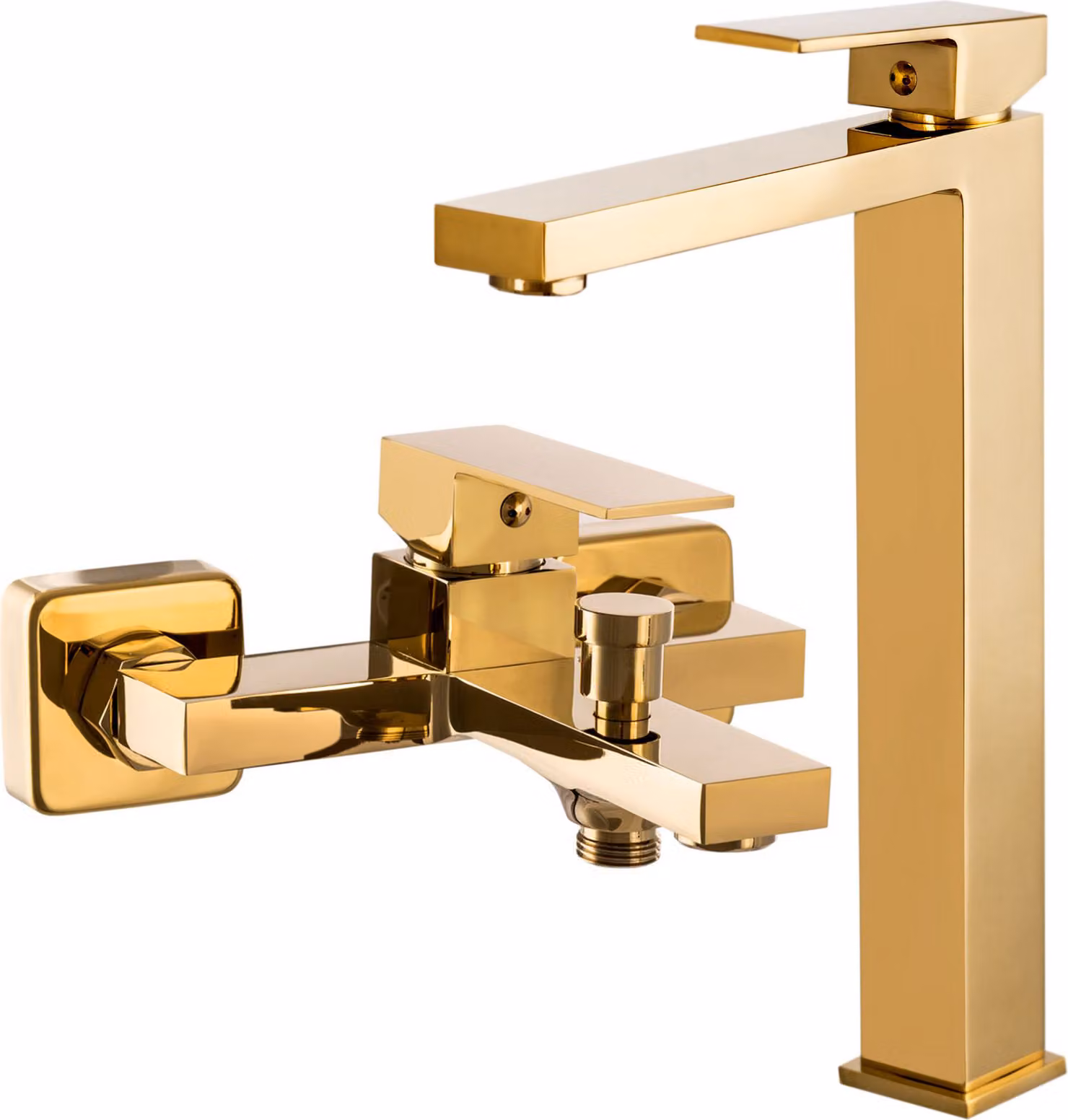 Granitan - Miscelatore per lavabo - Rubinetteria da bagno - Oro - Miscelatore per lavabo - ISTER GOLD