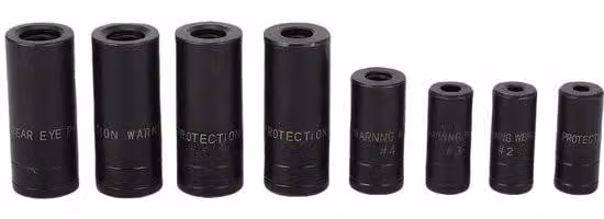 Kit di utensili con 8 adattatori, comprensivo di una cassetta degli attrezzi, ideale per diverse attività domestiche, maneggevole e pratico.