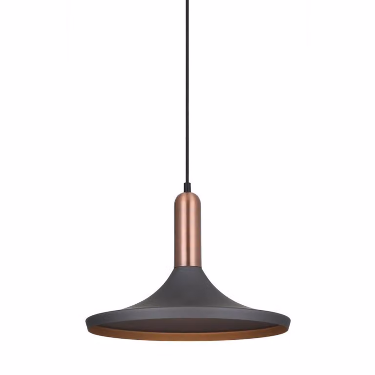 Italux Lusty lampada a sospensione moderna in nero MDM-3027/1 GR+RC