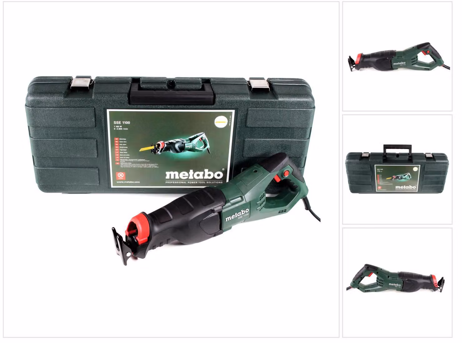Metabo Säbelsäge SSE 1100 W + Sägeblatt Holz+Metall und Koffer