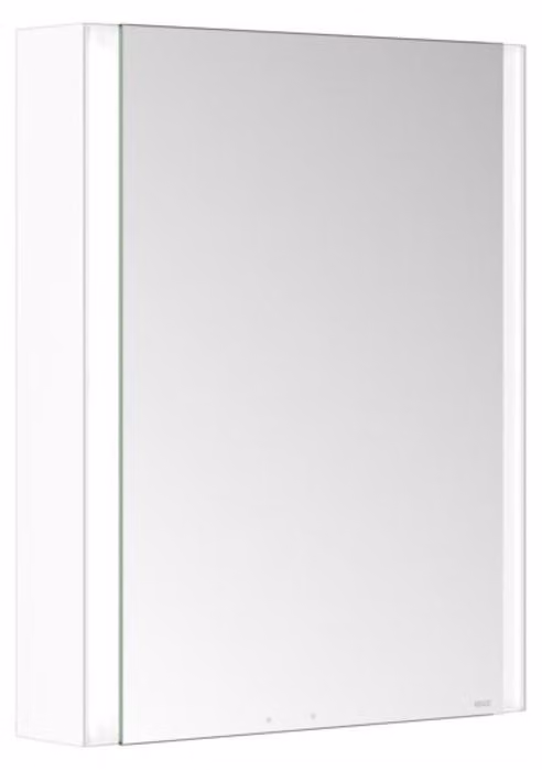KEUCO SOMARIS Armoire de toilette murale 1 porte, avec miroir chauffant, charnières à droite, 600mm, 14501511101, 14501511101