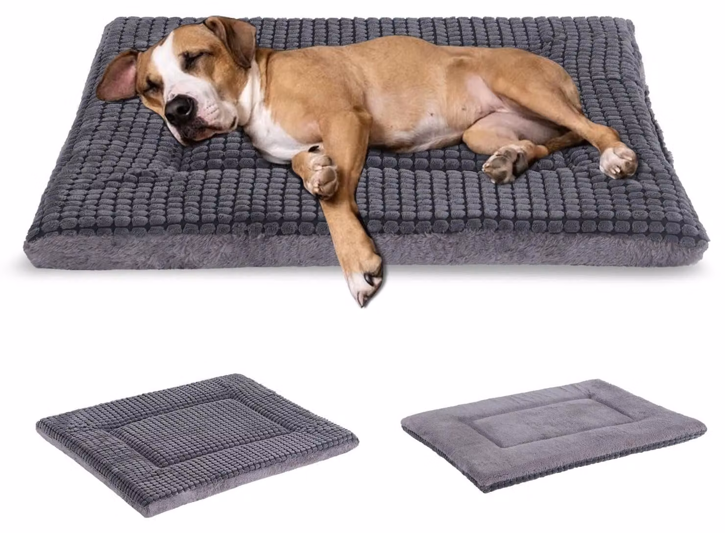 Solidchoice - Cuccia per cani reversibile, con memory foam e coprimaterasso lavabile
