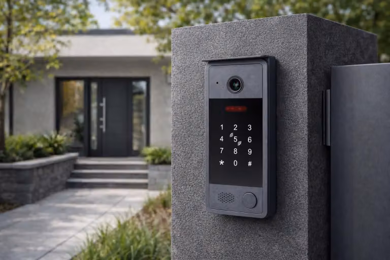 Kit videocitofono da interno con schermo da 10 pollici, risoluzione Full HD 1080p, connessione Wi-Fi, sistema di sicurezza per esterni