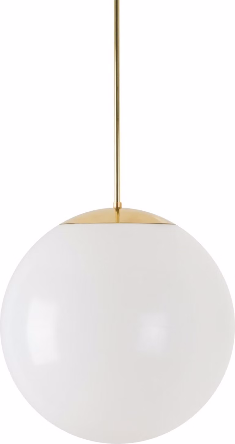 OSMONT ISI62922 ISIS P3 HP apparecchio a sospensione in plastica ottone lucido / bianco IP40 4000 K 52W LED