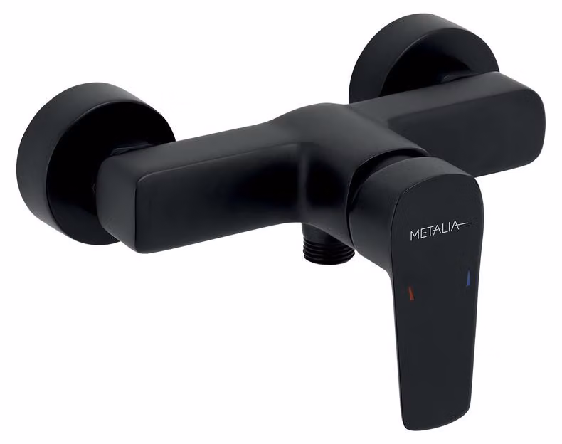 Miscelatore doccia Novaservis senza accessori 150 mm METALIA 58, nero 58061/1.5