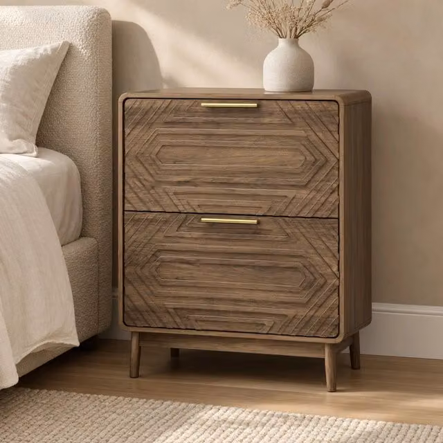 Scarpiera 91x54x16 cm con 2 ante a ribalta in MDF noce