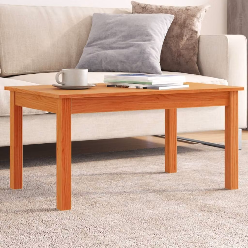 Maison Exclusive - Tavolino da salotto marrone cera 80x50x40 cm Legno massello di pino