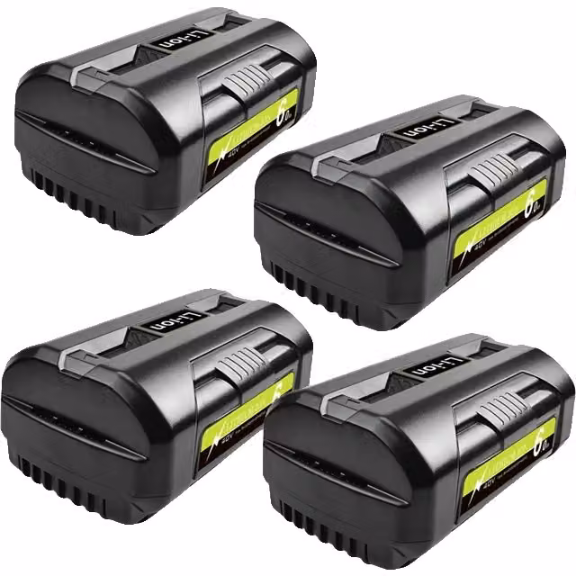 Batterie ricaricabili, compatibili con utensili elettrici a 40V, alta capacità di 6000mAh, 4