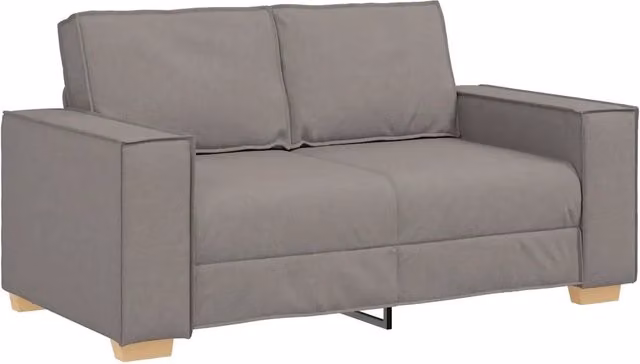 Divano | Divano da soggiorno | Sofa a 2 posti tortora 160x78x84 cm in tessuto