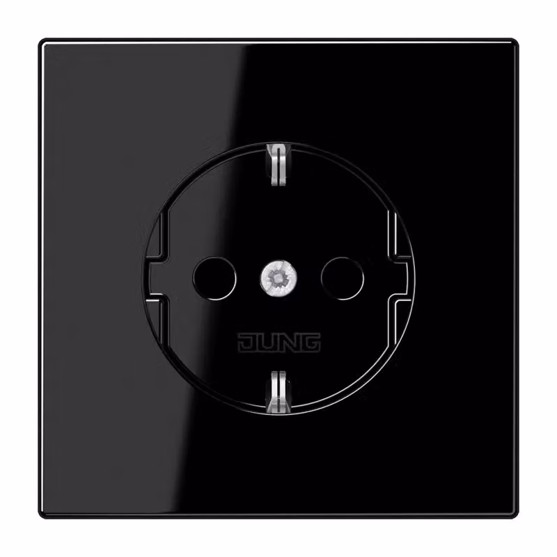 Jung LS1520NKISW Presa SCHUKO® 16 A 250 V ~ nera