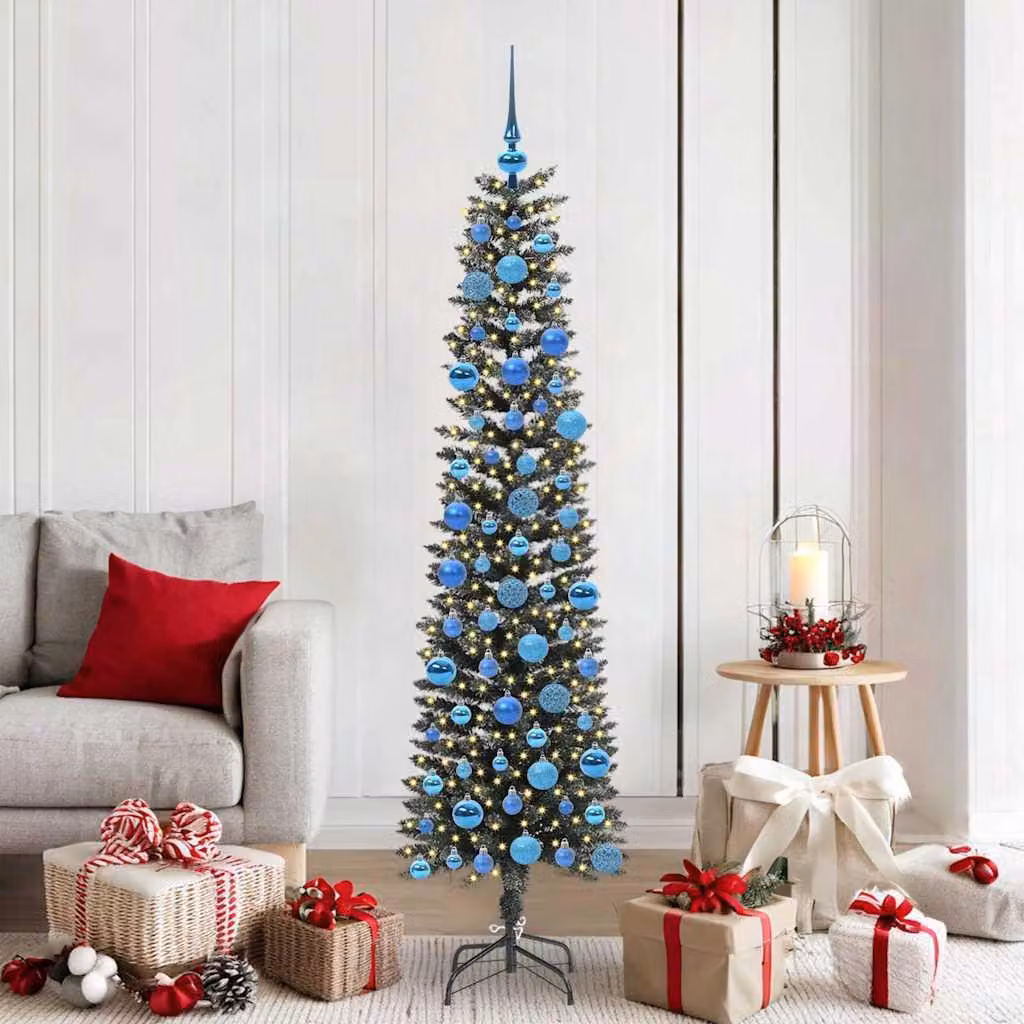 Maison Exclusive - Albero di Natale artificiale con 300 LED e supporto verde 180 cm