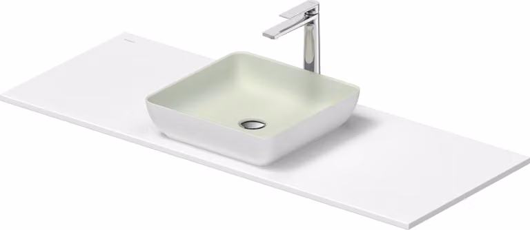 Duravit Sivida Set lavabos rectangulaires incl. console 1280x500x123mm, 268020FG00, 268020FG00