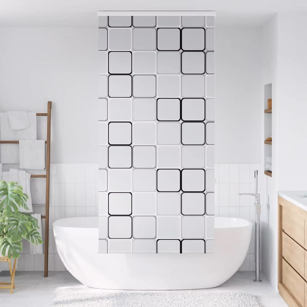 vidaXL Tenda a Rullo Doccia con Cassonetto 100x240cm Larghezza Tessuto