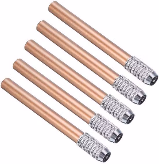 Fili metallici rinforzati, set da 5 pezzi, per puntine corte, uso ufficio, arancione