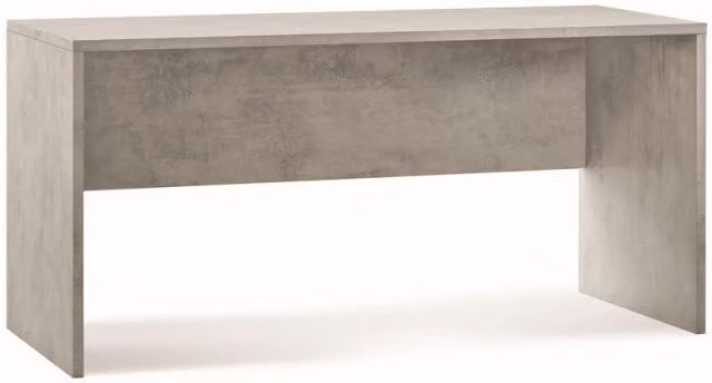 Scrivania moderna Sarmog in kit colore grigio L: 160 cm, P: 69 cm, H: 76 cm