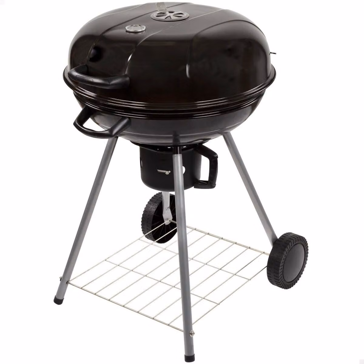 Barbecue a carbonella con ruote Active Black 57 x 86 x 57 cm