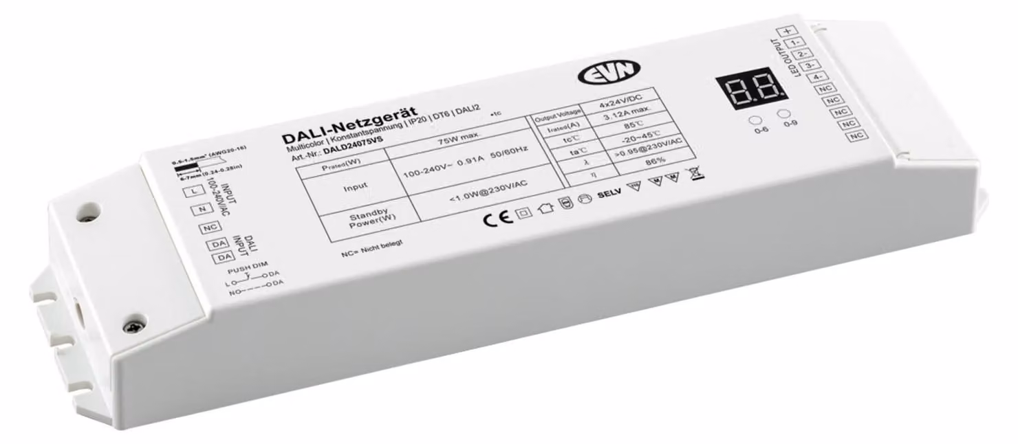 EVN Lichttechnik Ricevitore dimmer DALI DALD24075VS