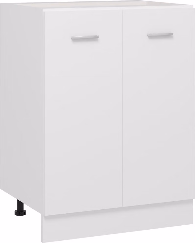 The Living Store Base bianca 60x46x81,5 cm materiale legno
